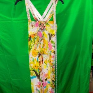 Woman’s Maryl couture Crisscross Open Back Maxi-Cami Dress